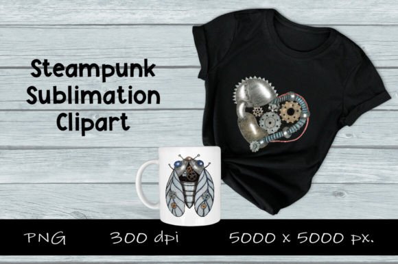 Download Steampunk Sublimation PNG Designs - Premium Bundle